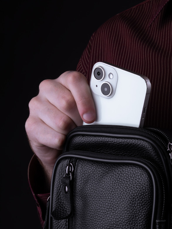 Сумка мужская Baggins 136 черная Сумка мужская Baggins 136 черная