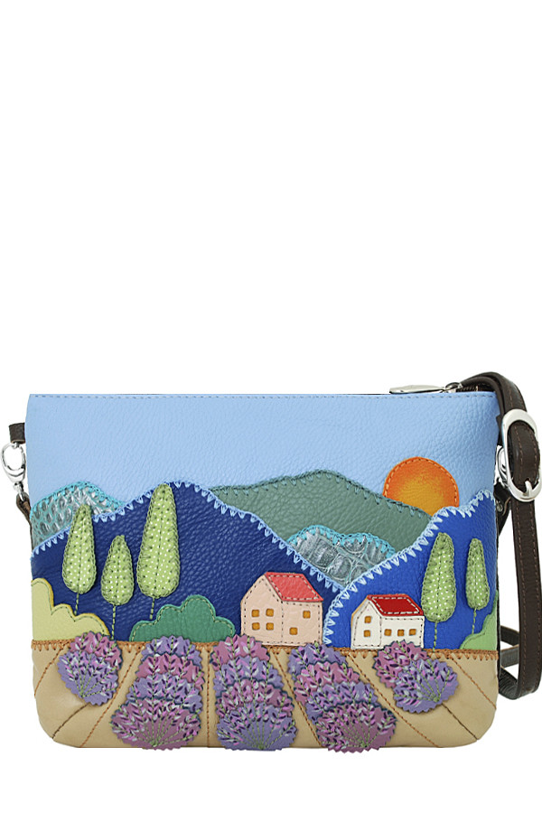 Сумка с аппликацией Protege, ДС-261-216 "Город №26" мокко Сумка с аппликацией Protege, ДС-261-216 "Город №26" мокко